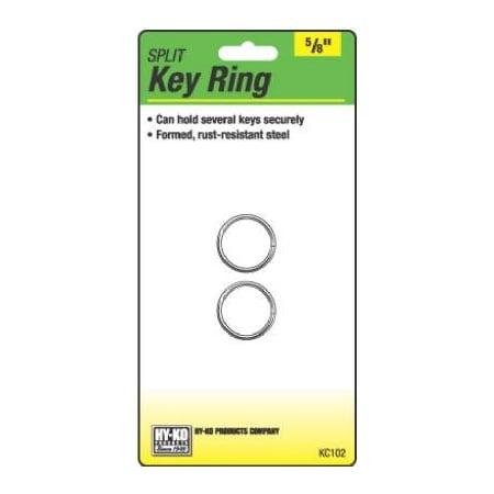 Hy-Ko Prod 2PK 58 Split Key Ring KC102